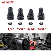 4PCS Generic Suitable For Milwaukee 49-16-2660RP 3/16 in,7/32 in,1/4 in,9/32 Blind Rivet Tool Nose