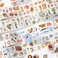 Journal GO 6/5x200cm Instagram Cute Daily Guka Tape Stickers DIY Stationery Scrapbooking Journaling Decorative Masking Tape