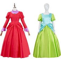 Princess Cinderella Cosplay Costume Evil Step Sister Fancy Ball Gown Disguise Dress Halloween Carnival Cosplay Mother Outfit