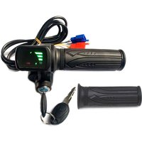 Electric Bike Throttle 36V48V Accelerator for E-bike/Electric Scooter Accessory Throttle Handlebar with LED Display