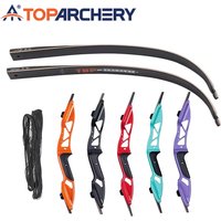 Right Hand Archery Recurve, Bow Limbs, Carbon Bow Limbs for Shooting Practice, Bow String Hunting Accessories, 56in, 30-50lbs