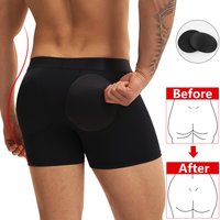 Men's Butt Lifter Shapewear Boxer Padded Enhancing Underwear Briefs Panty Shaper Breathable Slimming Body Shaping Enhancement