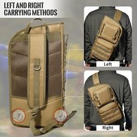 Compact Arrow Quiver Multifunctional Molle System Quiver Tactical Shoulder Quiver Foldable For Target Shooting Hunting Outdoor