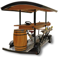 Food Shop Touring Beer Bike Insulated Electric Sightseeing Bus Battery Design Pedal Pub