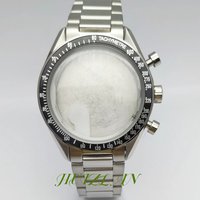 40MM Watch Case Stainless Steel Fit vk63 vk64 vk67 quartz Movement