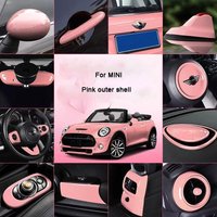 Car Air outlet Central control instrument panel steering wheel Cover sticker For MINI COOPER F55 F56 F54 Interior accessories