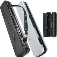 Pool Cue Stick Case Portable Hard Shell Billiard Stick Case Holder Lockable Billiard Stick Carrying Case for Travel
