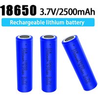 New Original 18650 Battery 3.7V 2500mAh Rechargeable Battery High-current for Flashlight Batteries Toys DIYDfor 18650 Battery