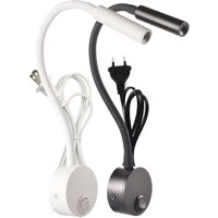 3W Wall Lamp Sconces Bedside Working Study Reading Book wall Night light fixtures Gooesneck Adjust Spot LED White Black Silver