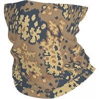 Russian Woodland Camouflage Bandana Neck Gaiter Printed Wrap Scarf Multifunction Headband Hiking Fishing Unisex Adult Windproof