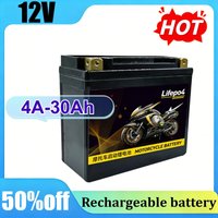 12V 30Ah Motorcycle Li-ion Battery Maintenance-Free Start Battery for Yamaha for Suzuki High Performance for Scooter Cruiser