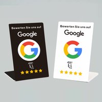 Deutsche, Französische, Arabische, Italienische, Spanische, Portugiesische, Hebräische Schreibkarten für Google-Bewertungen, NFC-Ständer, URL-Tap, Social-Media-Business-Bewertungskarten