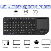 A8 Mini Wireless Keyboard 2.4G RF Backlit Touchpad Russian English Keyboard For MacBook iPad PC Tablet USBRechargeable Air Mouse