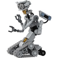 Gobricks MO Military Johnnyed 5 Astros-Robot Building Blocks Set For Shorted-Circuits Mecha Bricks For Gifts Toys