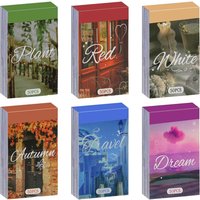 300PCS Scenery Style Sticker Book Washi Paper Journal DIY Material Decoration Sticker Memo Pad Scrapbook Stationery