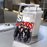 Kpop y-kids Phone Case For iPhone 17 16 16e 15 14 13 12 11 Mini Pro Max X XR 7 8 Air Plus y-strays Transparent Back Cover