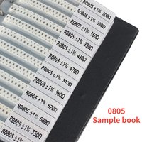 4250pcs 1% 0805 SMD Resistor Sample Book 0805 F (1R-10M) -170 Values