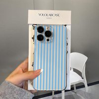 Colorful Vertical Stripes Phone Case For iPhone 17 16 15 11 12 14 13 Pro Max Mini XS XR 7 Plus 16E Shockproof Transparent Cover