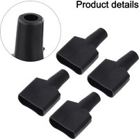 4 PCS Waterproof 50A For Anderson Plug Connector Dustproof Cable Jacket Black For Caravan Solar Panel Hand Tools