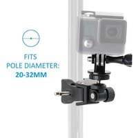 AliExpress AUHESIN For Gopro 12 11 10 9 8 7 6 5 Bicycle Motorcycle Handlebar Mount Bracket for Go Pro DJI Insta360 SJCAM Holder Action Camera