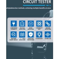 Automotive Circuit Tester: 6-24V Voltage, Led Display and Buzzer Notification, Electrical Circuit Tester | Multifunctional Circuit Tester | Durable Circuit Tester
