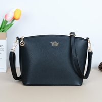 Lässige Design Umhängetaschen für Frauen Pu Leder Mode Umhängetasche Metall Krone Damen Shell Handtaschen