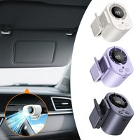 USB Rechargeable Clip-On Fan with LED Display, with Adjustable Speed,Portable Waist Fan for Car, Camping & Outdoor Activities