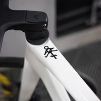 1PC Funny Cute Bike Stickers Creative Personality Over Puddle Decals for Road Bike Mountain Bike Cycling Decor