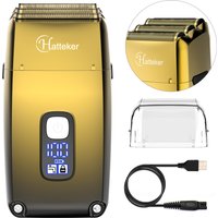 Hatteker Electric Head Shaver Razor Rechargeable Cordless Hair Shaving Razors for Man Waterproof Wet Dry Beard Trimmer