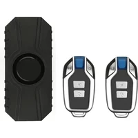 Wireless Bicycle Vibration Alarm USB Charge Waterproof Motorcycle Electric Bike Alarm Remote Control Anti Lost Security Sensor