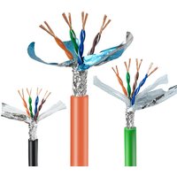 Super CAT5e CAT6e CAT7e Flexible Network Cable Industrial Ethernet Cable 4Core 8Core Type of Double Shielded Signal Wire STP/UTP
