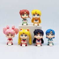 Sailor Moon Anime Figure Action Figure Sailor Mars Jupiter Mercury Venus Figurine Kid Toy holiday gift
