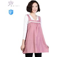 50% colour silver fiber anti-radiation maternity dress computer EMR shielding extended comfortable pregnant women's clothes