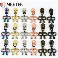 5-30Pcs 5# Meetee Sewing Zipper Slider for Nylon Zippers Closures Bags Zips Puller Head Garment Zip Repair Kits DIY Accessories
