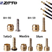 ZTTO 10Pcs MTB Bike Oil Brake Olive Head Oil Pin Hydraulic Disc Brake Oil Needle Brass Bushings For BH90 BH59 MAGuraTekRO Parts