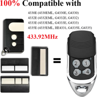 For BND Lift Master 4330E 4332E 4333E 4335E 4330EML 4332EML 4333EML 4335EML Garage Door Remote Control Transmitter 433.92MHz