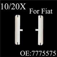10/20X For Alfa Romeo 147 For Fiat Doblo Panda Punto White Plastic Fastener Car Window Glass Guide Bracket Clip Retainer 7775575