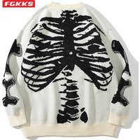 FGKKS – pull tendance pour homme, haut de haute qualité, Design brodé, marque tendance, automne 2022