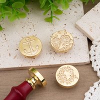 Anchor of Hope Seal Wax Stamp Heads Berry Wreath Cupid Sealing Wax Stamp Head For DIY Scrapbooking Envelope Wedding Invitations