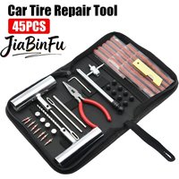 Tyre Repair Kit Puncture Plug Set Auto Bike Tire Repair Car Tire Change Tools Motorcycle Car Accessories 45pcs Studding Set