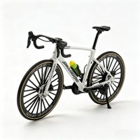AliExpress NONE 1:8 Scale Alloy Road Bike Model Movable Pedals Wheels Retractable Kickstand Bicycle Model Collection Toy Gift