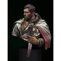 1/10 resin soldier model GK Templar half figure unassembled and unpainted DIY kit 794X
