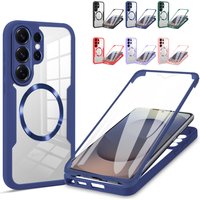 Clear 360 Full Wrap For Magsafe Case for Samsung Galaxy S26 S25 S24 S23 S22 S21 Ultra FE Plus A16 A26 A56 A07 Phone Cover Bumper