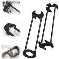 Multifunctional Sink Wrench Basin Faucet Wrench Plumbers Wrench Four-Jaw Hex Under Sink Wrench Faucet Tool for Bathroom Kitchen