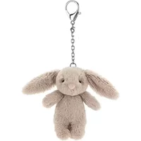 Stuffed Animals Cute Cartoon Rabbit Keychain Love Pompom Trinket Toy Girl Bag Car Keychain Mobile Phone Pendant Jewelry Gift