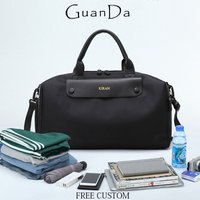 Large Capacity Travel Personalized Duffel Bag Holiday Fashion Luxury Weekend Bag Custom Name Crossbody Travel Bag Nylon Holdall