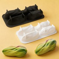 Silicone Chocolate Mold Pistachios Design Mousse Cake Mould Party Dessert Baking Tools Food Grade Kitchen Bakeware