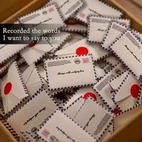 36pcs Mini Envelopes with 36pcs Round Sticker for Friend, Lover, Parent, Graduation Gift, Valentine's Day Gift