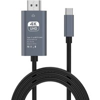 Type C To HDMI Cable USB C HDTV Converter Cable 4K Phone Computer PC TV Laptop External Monitor Same Screen Conversion Cable