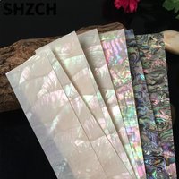 1 Pièce de Coquille d'Abalone Naturelle, Feuilles Colorées de Nacre, Décoration pour Artisanat DIY